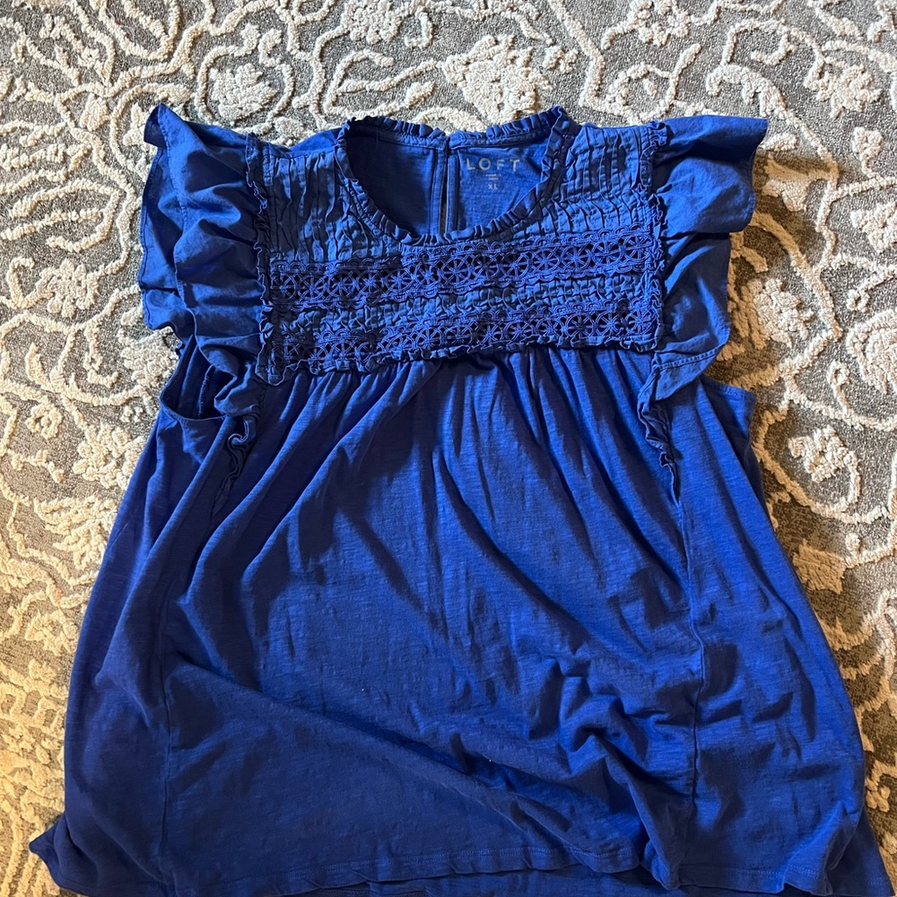 Loft Women's Blue Top